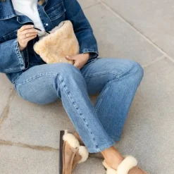Ally fårskinnsväska