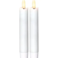 Antikljus LED Äkta vax 2-pack Flamme 15 cm