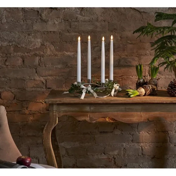 Antikljus LED 4-Pack Flamme Slim