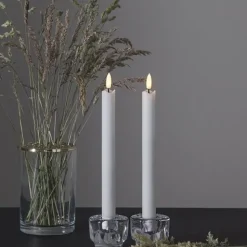 Antikljus med timer - äkta vax 2-pack