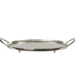 Bricka med handtag rå nickel