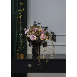 Dew drop warm white 125 led. Svart wire