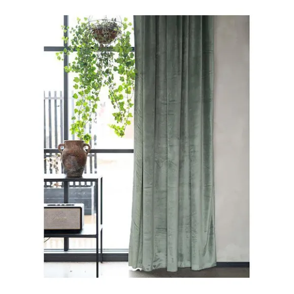 Esther sammetsgardin 2-pack