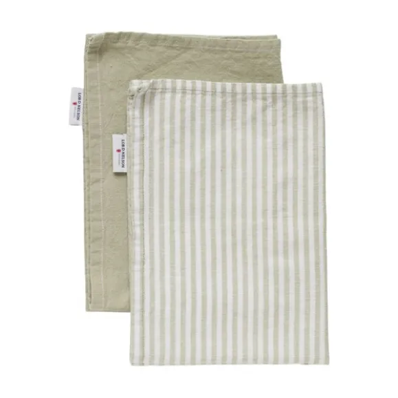 Kökshandduk bomull-lin 2-pack