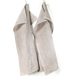 Kökshandduk i linne Kritstreck 2-pack