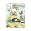 Kräftfiske Carl Larsson kökshandduk