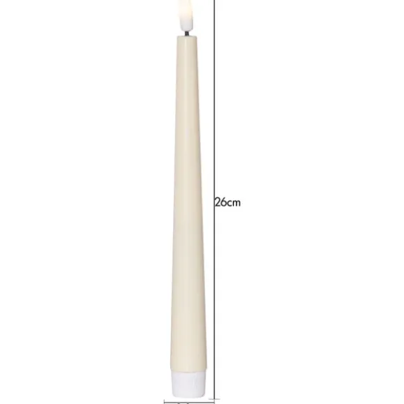 LED Antikljus 2-pack Flamme Candy