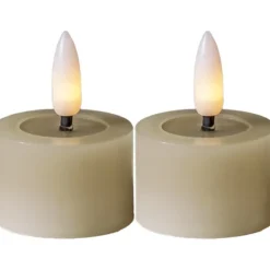 LED-ljus Flamme Flow värmeljus 2-pack