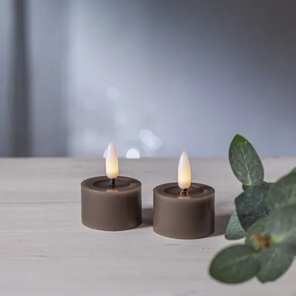 LED-ljus Flamme Flow värmeljus 2-pack