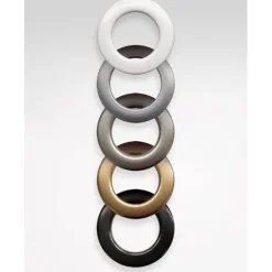 Öljett Plast 28mm 10-Pack Vit