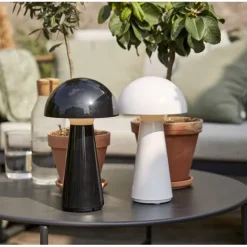 Mushroom bordslampa uppladdningsbar