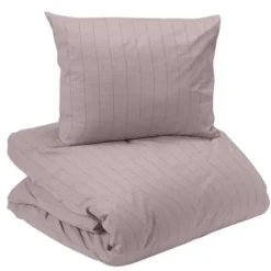 Square satin 2-dels påslakanset