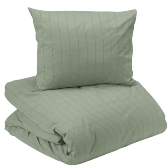Square satin 2-dels påslakanset