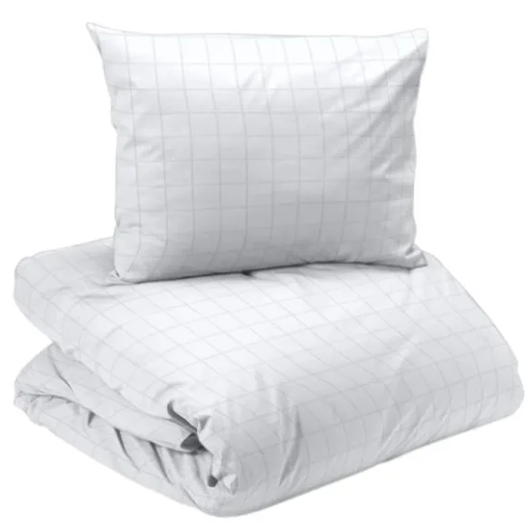 Square satin 2-dels påslakanset