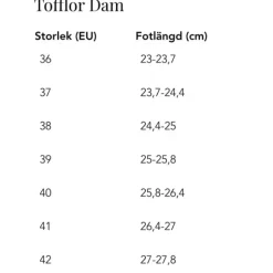 Tofflor Cilla i ull