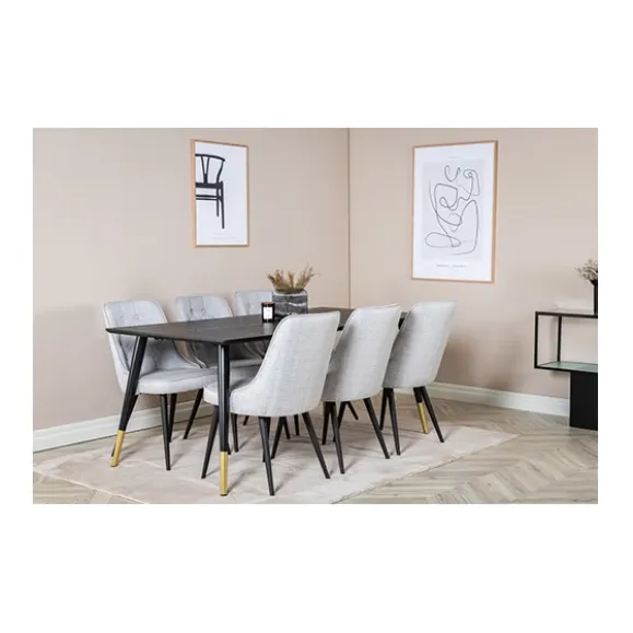 Velvet Deluxe matstol 2-pack