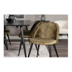 Velvet matstol 2-pack