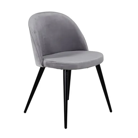 Velvet matstol 2-pack