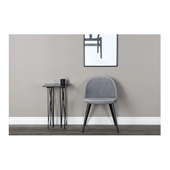 Velvet matstol 2-pack