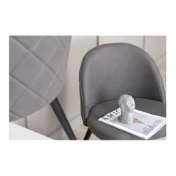 Velvet matstol 2-pack