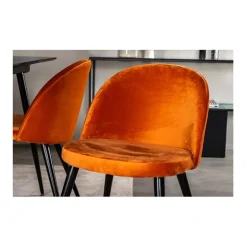 Velvet matstol 2-pack