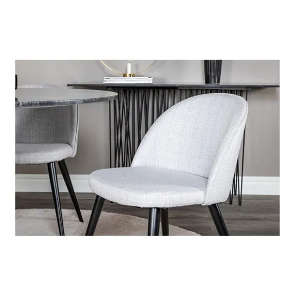 Velvet matstol 2-pack