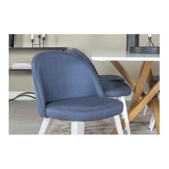 Velvet matstol 2-pack