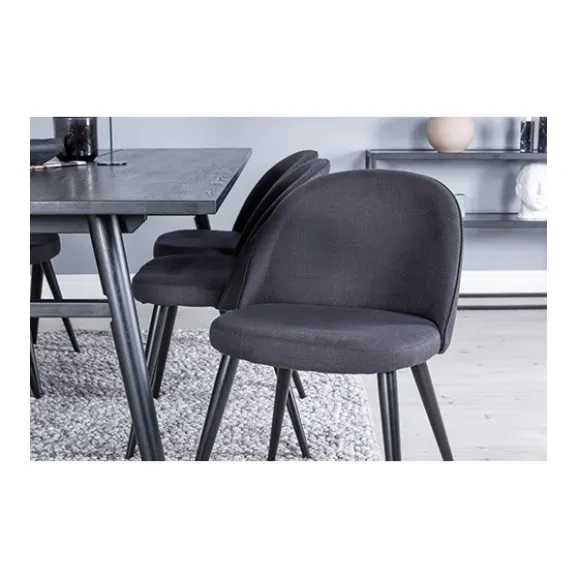 Velvet matstol 2-pack