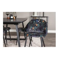 Velvet matstol 2-pack