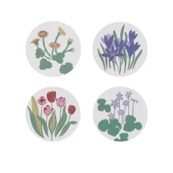 Vårblommor glasunderlägg